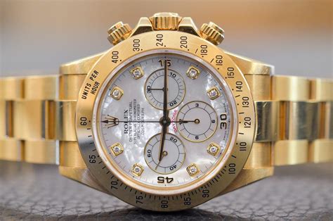 rolex daytona oro e diamanti